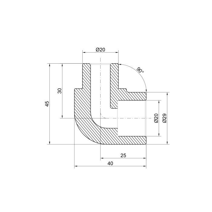 Кутик PPR Thermo Alliance 20, 90°