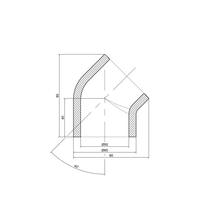 Кутик PPR Thermo Alliance 50, 45°