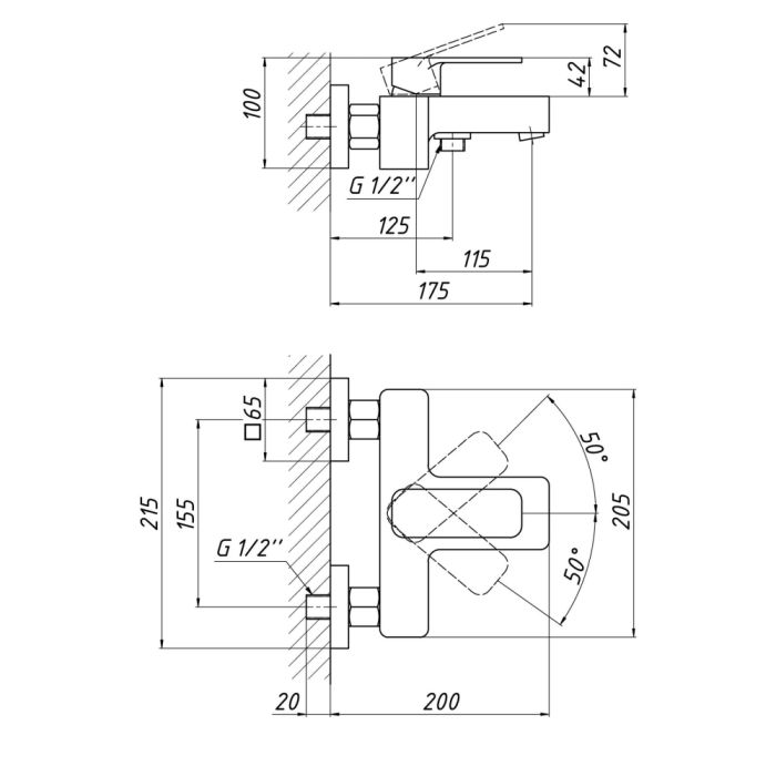 Змішувач для ванни Qtap Namesti QTNAM3025102DC Chrome