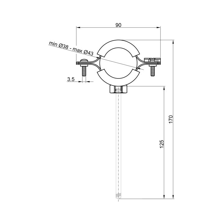 Хомут SD Plus 1" 1/4 SD10032