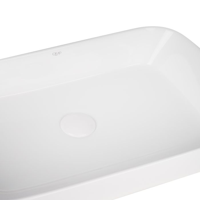 Раковина-чаша Qtap Scorpio 550х390х120 White з донним клапаном QT14112243W