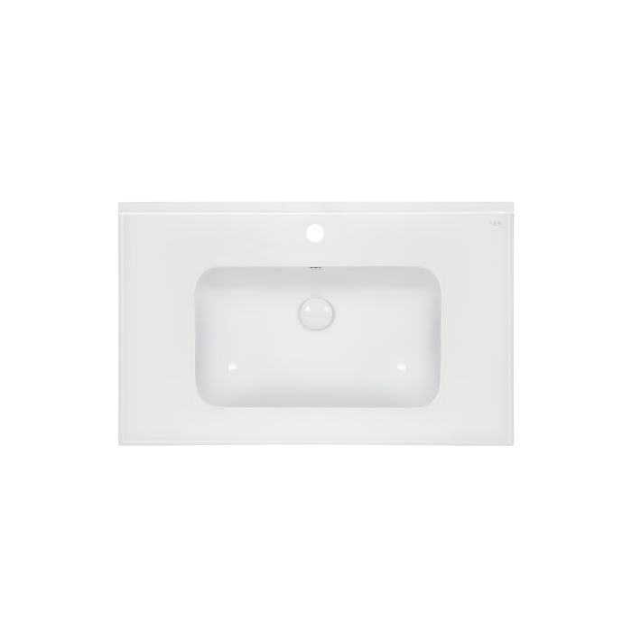 Раковина Qtap Albatross E49 800х490х200 White з донним клапаном QT01119080E49W