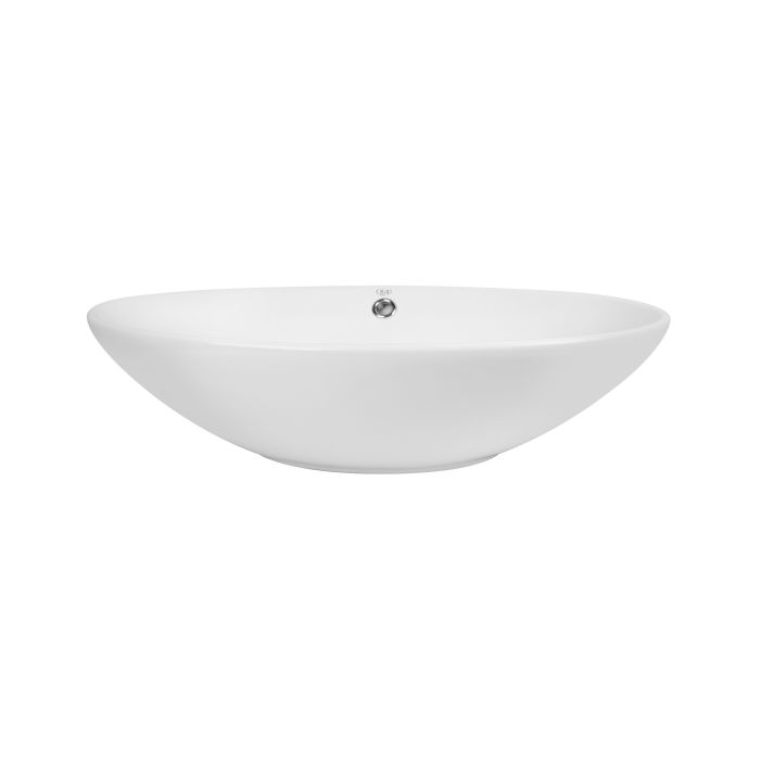 Раковина-чаша Qtap Dove 625х415х150 White з донним клапаном QT06113077W